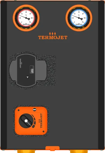 Насосна група Termojet НГ-52л (150) без насоса, під насос базою 180мм, DN 32 з утеплювачем, 1 1/4 (8432520 L) Фото - 2